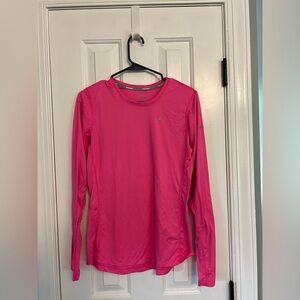 Mike Pro DRI FIT Running Long Sleeve NEON Workout Top Size M